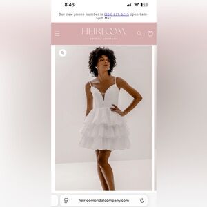 Heirloom Bridal Short Dress